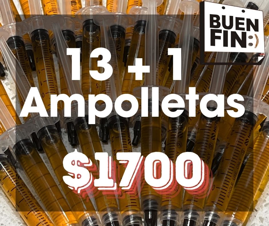 13  + 1 Proteinas x $1700