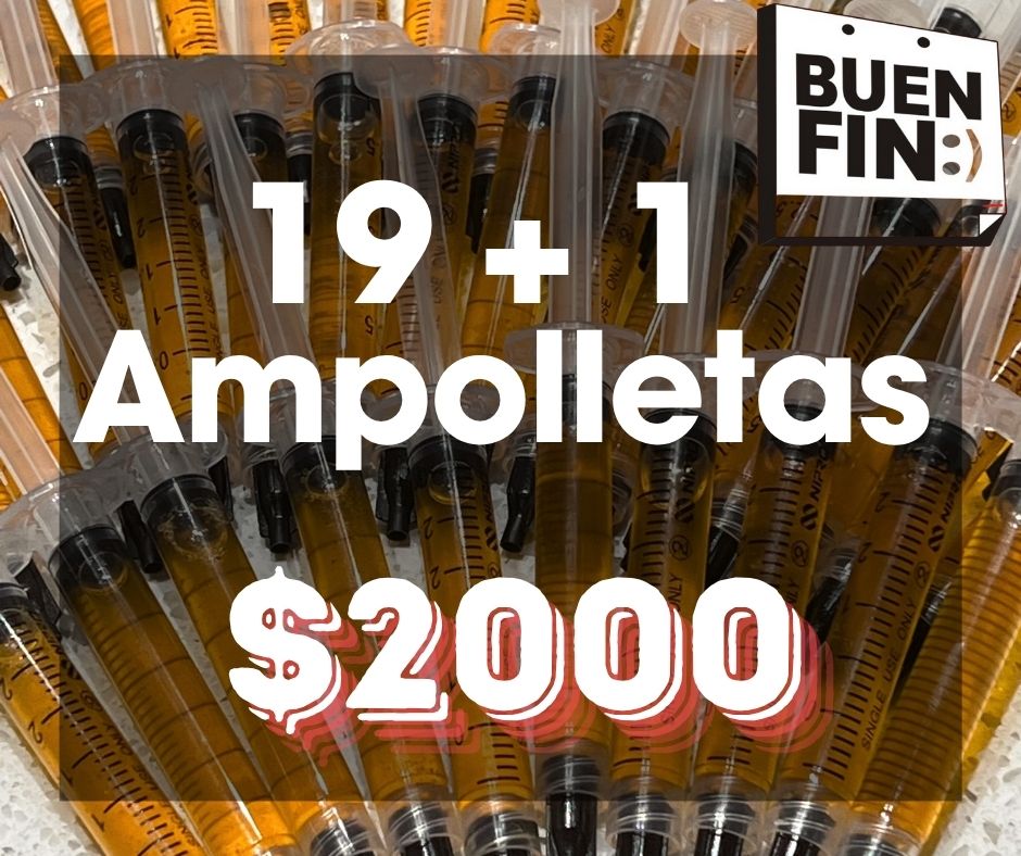 19 + 1 Proteinas x $2000