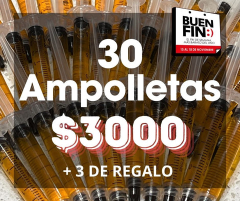 30 + 2 Proteinas x $3000