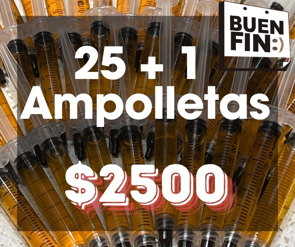 25 + 1 Proteinas x $2500