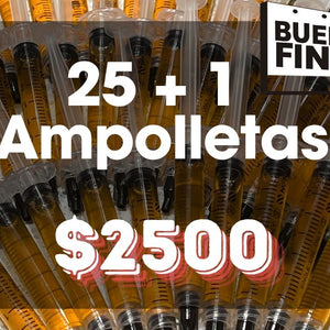 25 + 1 Proteinas x $2500